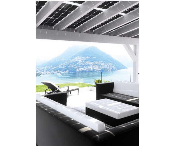 Solarwatt Veranda System pensilina fotovoltaica