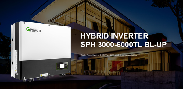 Inverter Fotovoltaico Ibrido Growatt SPH TL BL-UP 3.6kW