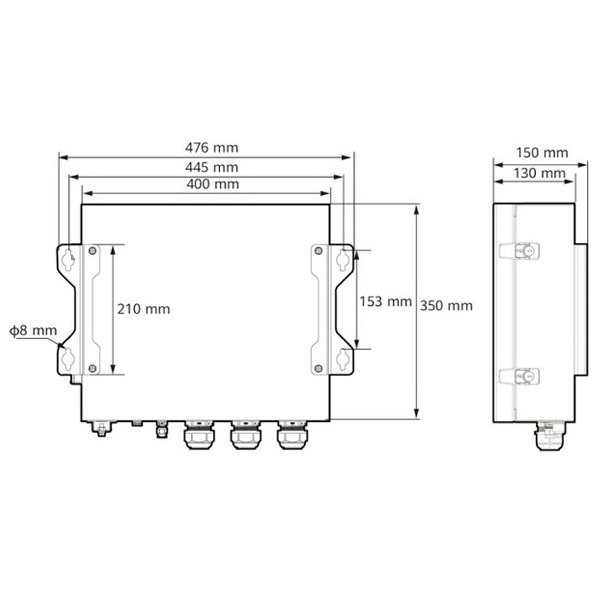 Huawei Solar Backup Box-B0 (monofase) - Dimensioni