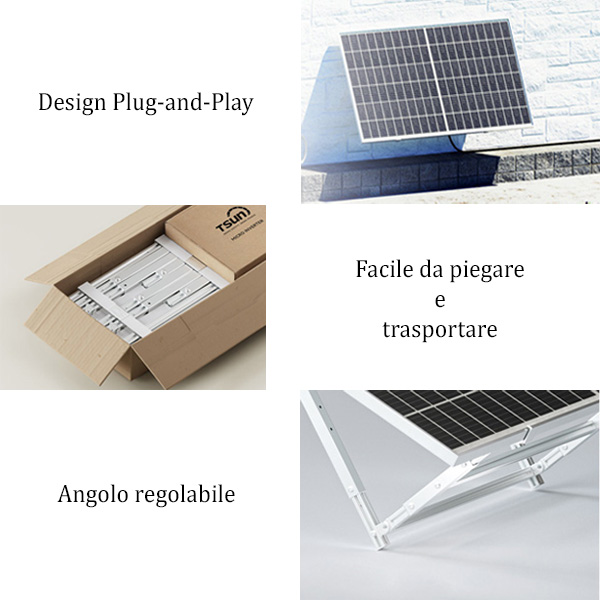 Kit Fotovoltaico Tsun Easy Solar con microinverter 300W