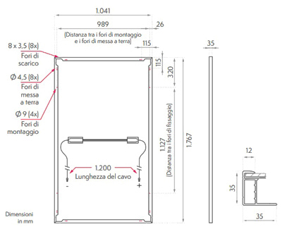 Dimensioni Moduli Fotovoltaici Meyer Burger White 400W