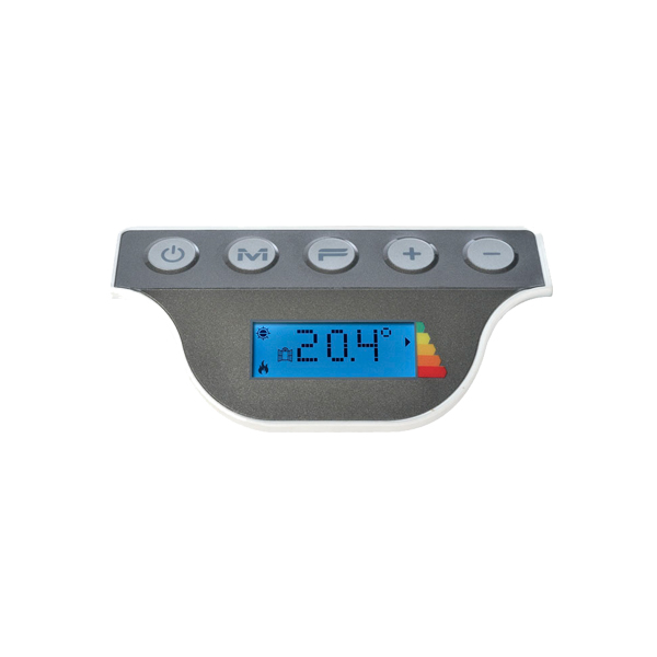 Radialight Klima 7 AS – Radiatore elettrico digitale 750 W Dual-Therm con barra portasalviette
