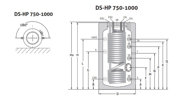 Scheda Tecnica - Bollitori Serie DS-HP