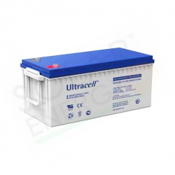 ULTRACELL SERIE UCG200-12 – BATTERIA SOLARE GEL 12V 200AH DEEP CYCLE