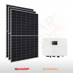 KIT FOTOVOLTAICO 3.3 KW SHARP – SUNGROW