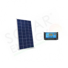 KIT SOLARE BASE 10W 12V – MODULO FOTOVOLTAICO 10W E REGOLATORE 10A PWM