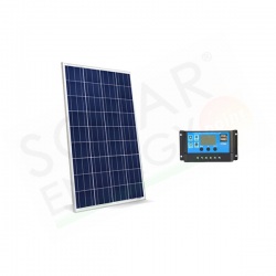 KIT SOLARE BASE 20W 12V – MODULO FOTOVOLTAICO 20W E REGOLATORE 10A PWM