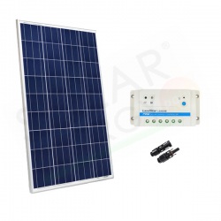 KIT SOLARE BASE 200W 12V – MODULO FOTOVOLTAICO 200W E REGOLATORE 20A PWM