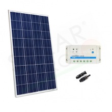 KIT SOLARE BASE 200W 12V – MODULO FOTOVOLTAICO 200W E REGOLATORE 20A PWM