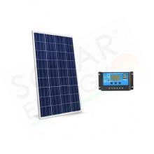 KIT SOLARE BASE 30W 12V – MODULO FOTOVOLTAICO 30W E REGOLATORE 10A PWM