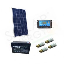 KIT SOLARE VOTIVO 10W PANNELLO FOTOVOLTAICO LED