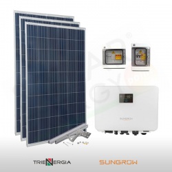 KIT FOTOVOLTAICO 2.8 KW TRIENERGIA – SUNGROW (COMPLETO)