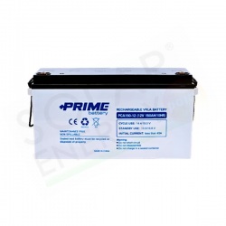 PRIME PCA 150-12 – BATTERIA SOLARE AGM 150AH 12V DEEP CYCLE