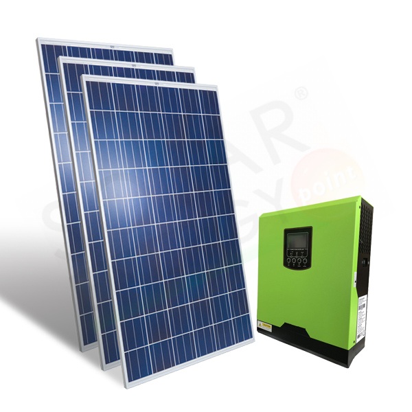 Kit montaggio su coppo 3 pannelli da 50W a 500W fotovoltaico