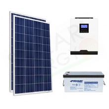 KIT FOTOVOLTAICO OFF-GRID 400 W 12V CON BATTERIA AGM 200 AH