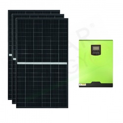KIT FOTOVOLTAICO OFF-GRID 4 KW 48V CON BATTERIE AGM 800AH