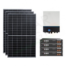 KIT FOTOVOLTAICO OFF-GRID 7.7 KW 48V CON BATTERIA LITIO 9.6 KWH