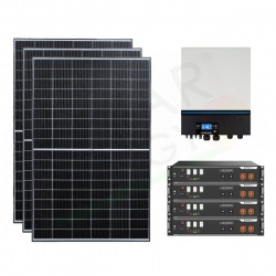 KIT FOTOVOLTAICO OFF-GRID 7.7 KW 48V CON BATTERIA LITIO 9.6 KWH