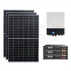 KIT FOTOVOLTAICO OFF-GRID 7.7 KW 48V CON BATTERIA LITIO 7.2 KWH