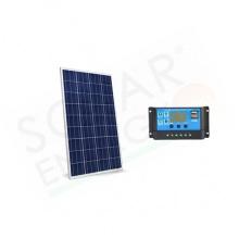 KIT SOLARE CAMPER 10W 12V – MODULO FOTOVOLTAICO 10W E REGOLATORE 10A PWM