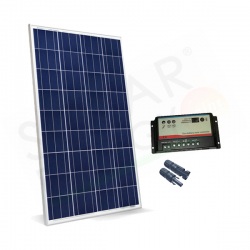 KIT SOLARE CAMPER 150W 12V – MODULO 150W E REGOLATORE 10A DUAL BATTERY