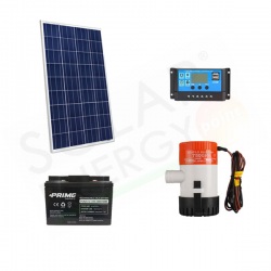 KIT SOLARE IRRIGAZIONE 30W 12V ALTEZZA 2,5 MT PORTATA 35 L/M