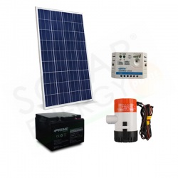 KIT SOLARE IRRIGAZIONE 30W 12V ALTEZZA 2,5 MT PORTATA 35 L/M