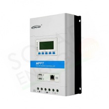 EP SOLAR TRIRON 4210N-2U – REGOLATORE DI CARICA MPPT 40A 12/24V CON DISPLAY DS2 LCD E INTERFACCIA UCS