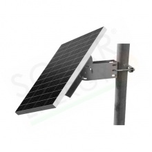 SUPPORTO FISSAGGIO TESTAPALO MODULI FOTOVOLTAICI PANNELLO SOLARE 20 W E 40 W