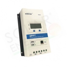 EP SOLAR TRIRON 2206N-1U – REGOLATORE DI CARICA MPPT 20A 12/24V 60VOC CON DISPLAY DS1 LCD E INTERFACCIA UCS