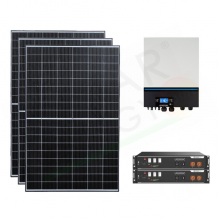 KIT FOTOVOLTAICO OFF-GRID 7.7 KW 48V CON BATTERIA LITIO 4.8 KWH