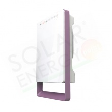 RADIALIGHT TOUCH – TERMOVENTILATORE DIGITALE PROGRAMMABILE 1800W DA PARETE BIANCO-MALVA