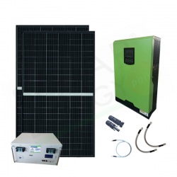 KIT FOTOVOLTAICO OFF-GRID 820 W 48V CON BATTERIE LITIO 4.8 KWH