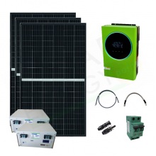 KIT FOTOVOLTAICO OFF-GRID 3.2 KW 48V CON BATTERIE LITIO 7.2 KWH