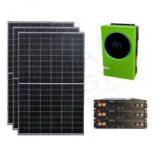KIT FOTOVOLTAICO OFF-GRID 4.3 KW 48V CON BATTERIE LITIO 7.2 KWH