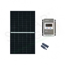 KIT SOLARE BASE 410W 12V – MODULO FOTOVOLTAICO 410W E REGOLATORE DI CARICA 40A MPPT