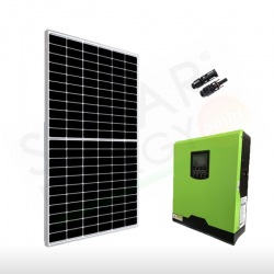KIT FOTOVOLTAICO OFF-GRID 400 W 12V CON BATTERIE AGM 400 AH