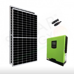 KIT FOTOVOLTAICO OFF-GRID 400 W 12V CON BATTERIA AGM 200 AH