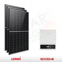 KIT FOTOVOLTAICO 3.3 KW LONGI SOLAR – GOODWE