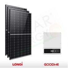 KIT FOTOVOLTAICO 3.3 KW LONGI SOLAR – GOODWE