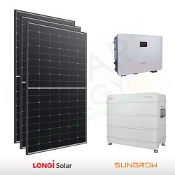 KIT FOTOVOLTAICO 5.2 KW LONGI SOLAR – SUNGROW CON ACCUMULO 9.6 KWH