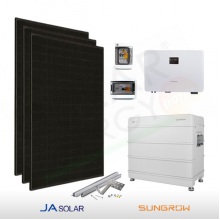 KIT FOTOVOLTAICO 4 KW JA SOLAR – SUNGROW CON ACCUMULO DA 9.6 KWH (COMPLETO)
