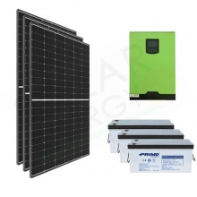 KIT FOTOVOLTAICO OFF-GRID 2.4 KW 24V CON BATTERIE AGM 600AH