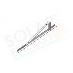 SUPPORTO TRIANGOLARE FISSO A 10° PER MODULO FOTOVOLTAICO ORIZZONTALE