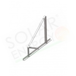 SUPPORTO TRIANGOLARE FISSO A 30° PER MODULO FOTOVOLTAICO VERTICALE
