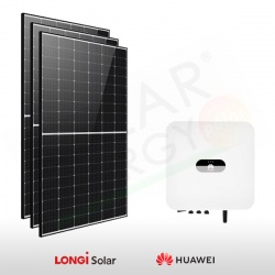 KIT FOTOVOLTAICO 6 KW LONGI SOLAR - HUAWEI PREDISPOSTO PER ACCUMULO