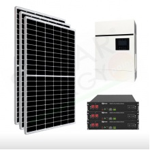 KIT FOTOVOLTAICO OFF-GRID 6.0 KW 48V CON BATTERIE LITIO 2.4 KWH