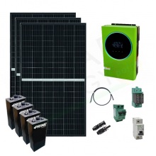 KIT FOTOVOLTAICO OFF-GRID 4.1 KW 48V CON BATTERIA OPZS 7.5 KWH