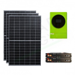 KIT FOTOVOLTAICO OFF-GRID 4.3 KW 48V CON BATTERIE LITIO 4.8 KWH