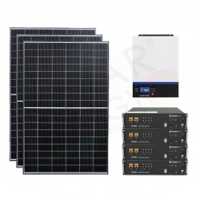 KIT FOTOVOLTAICO OFF-GRID 3.8 KW 24V CON BATTERIE LITIO 11.36 KWH